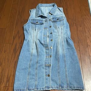 Denim dress